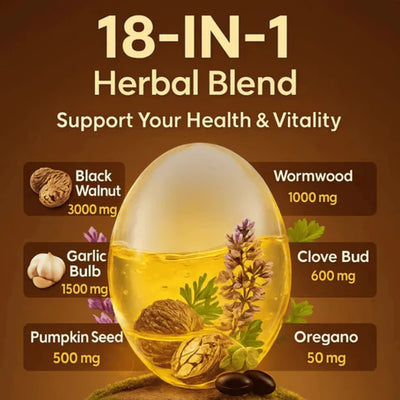 18-in-1 Wormwood Parasite Cleanse Supplement